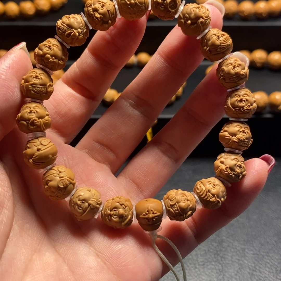 猴头核桃手串(****小财神