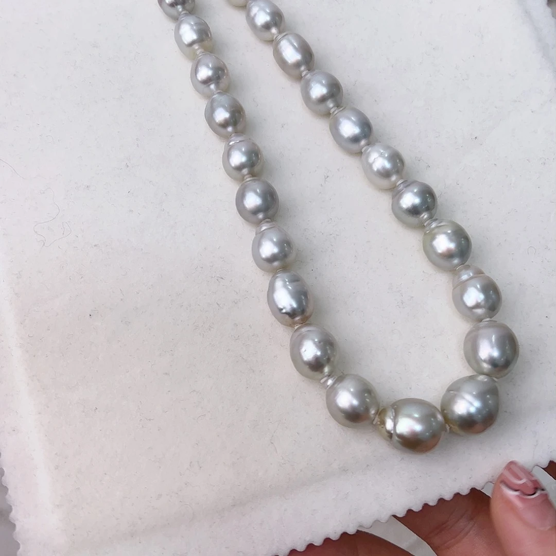 海水珍珠银S925镶嵌颈饰蛋**蛋