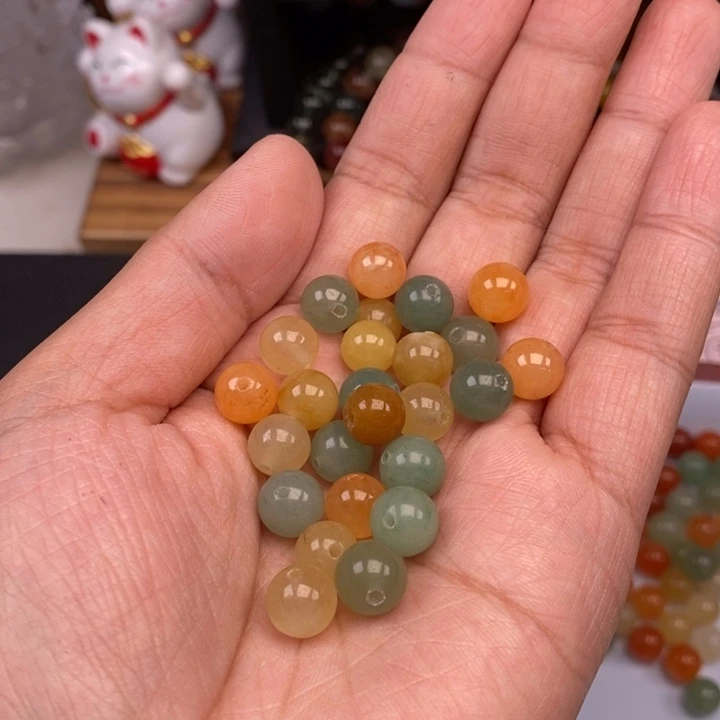 未镶嵌手链玛瑙/玉髓100个金丝玉卡8