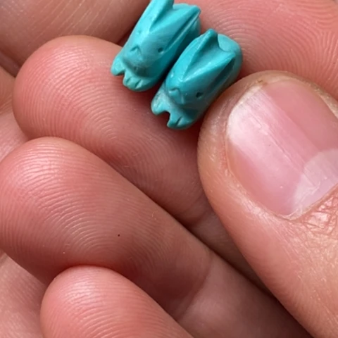 戴***牛琉璃颈饰藏传小元素配饰饰品