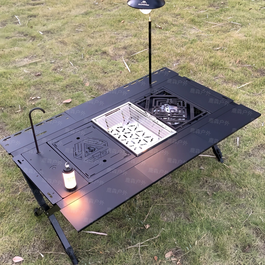 【四单元多功能一体野餐套装二】户外野餐露营IGT多功能桌折叠桌