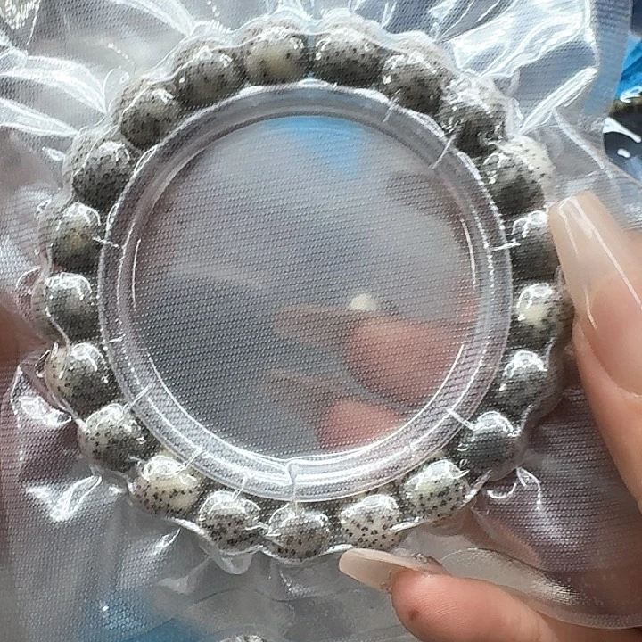 星月菩提手串234殿堂卡姿兰黑灰星月菩提11桶单圈