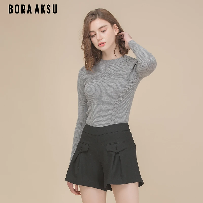 商场同款BORA AKSU休闲百搭女士短裤B10G58030