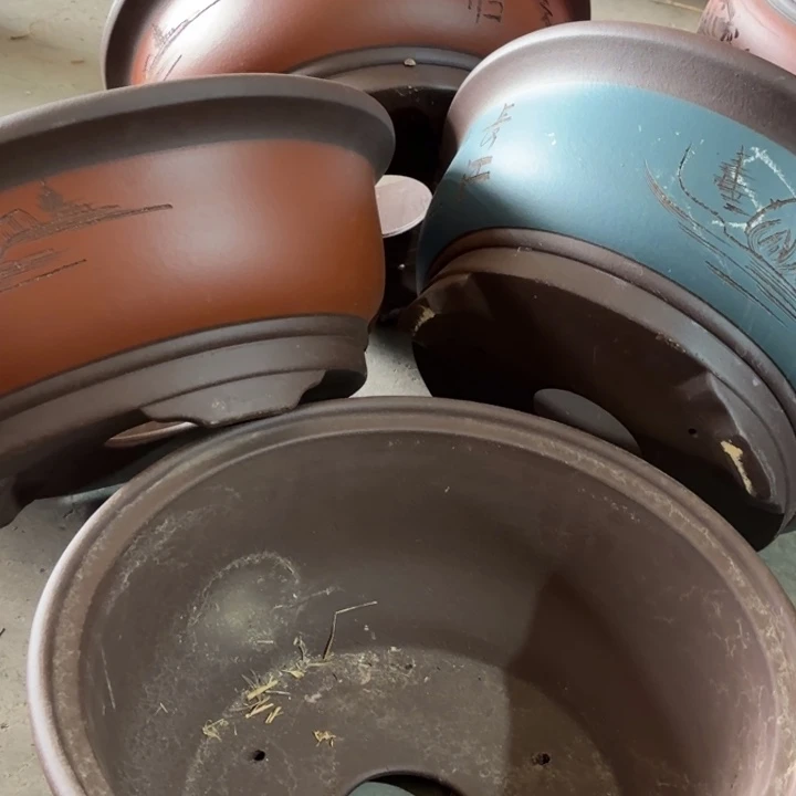 紫砂花盆               110-4