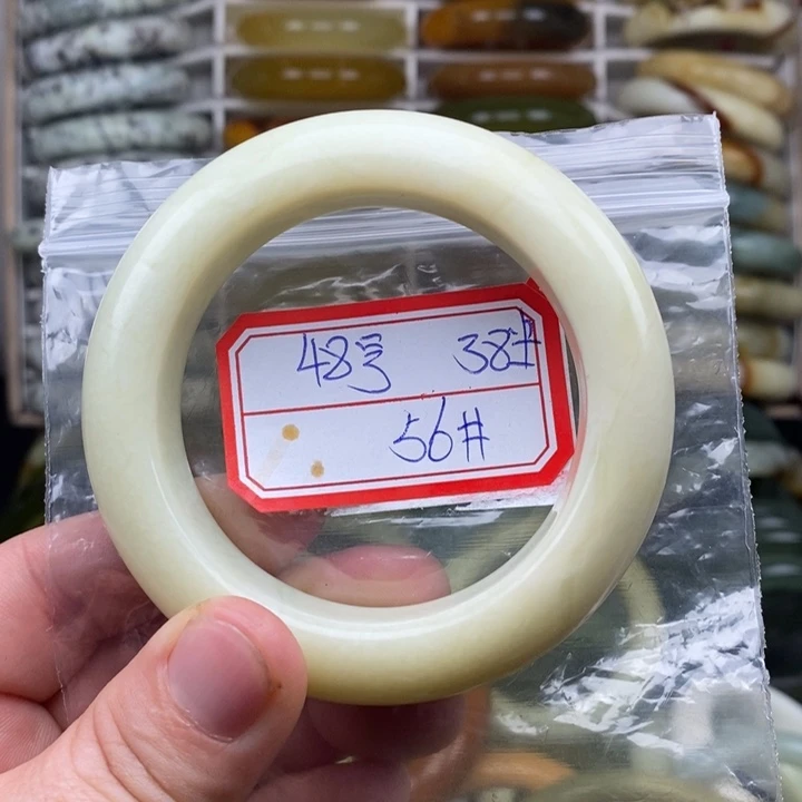 未镶嵌蛇纹石玉手绳