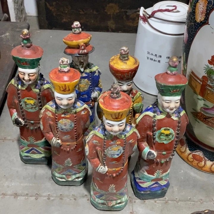陶瓷心***@六个瓷器人物