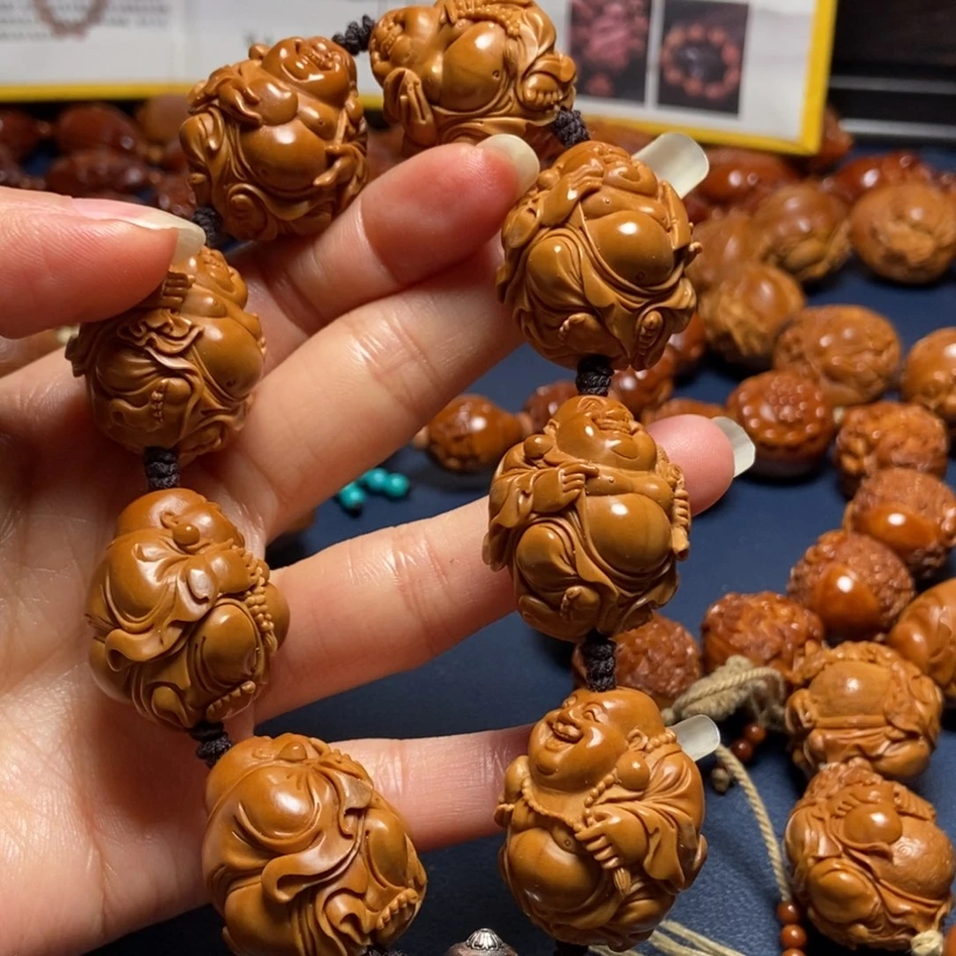 ？***？橄榄核手串/手链弥勒2.5