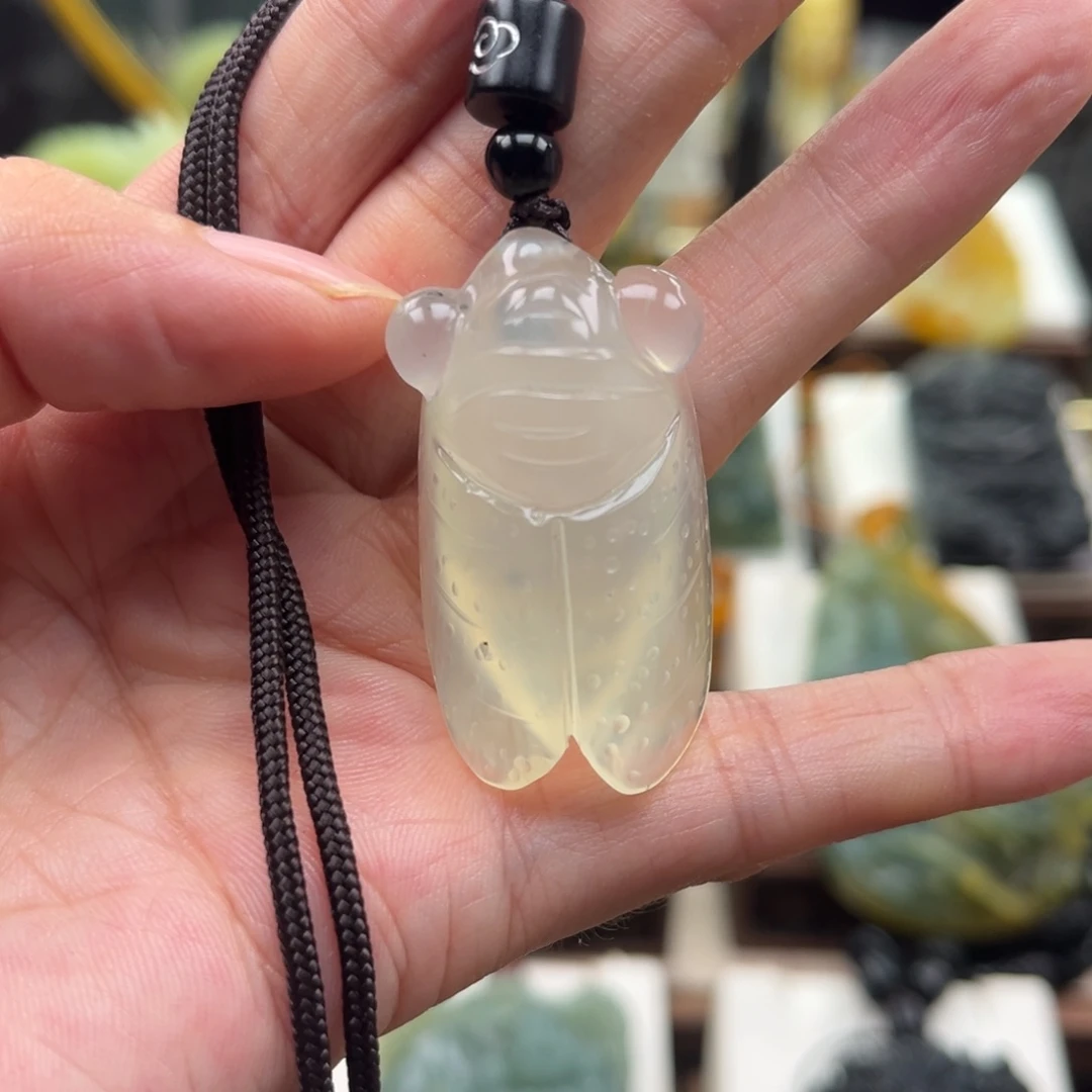 岫玉未镶嵌挂件挂件