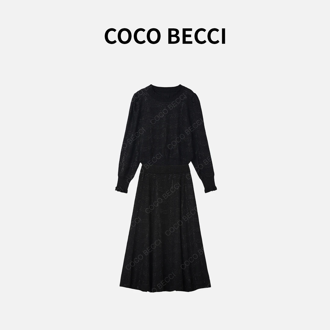 COCO BECCI【俏佳人】新澳纱线高奢系列套装YT24YA300008AB