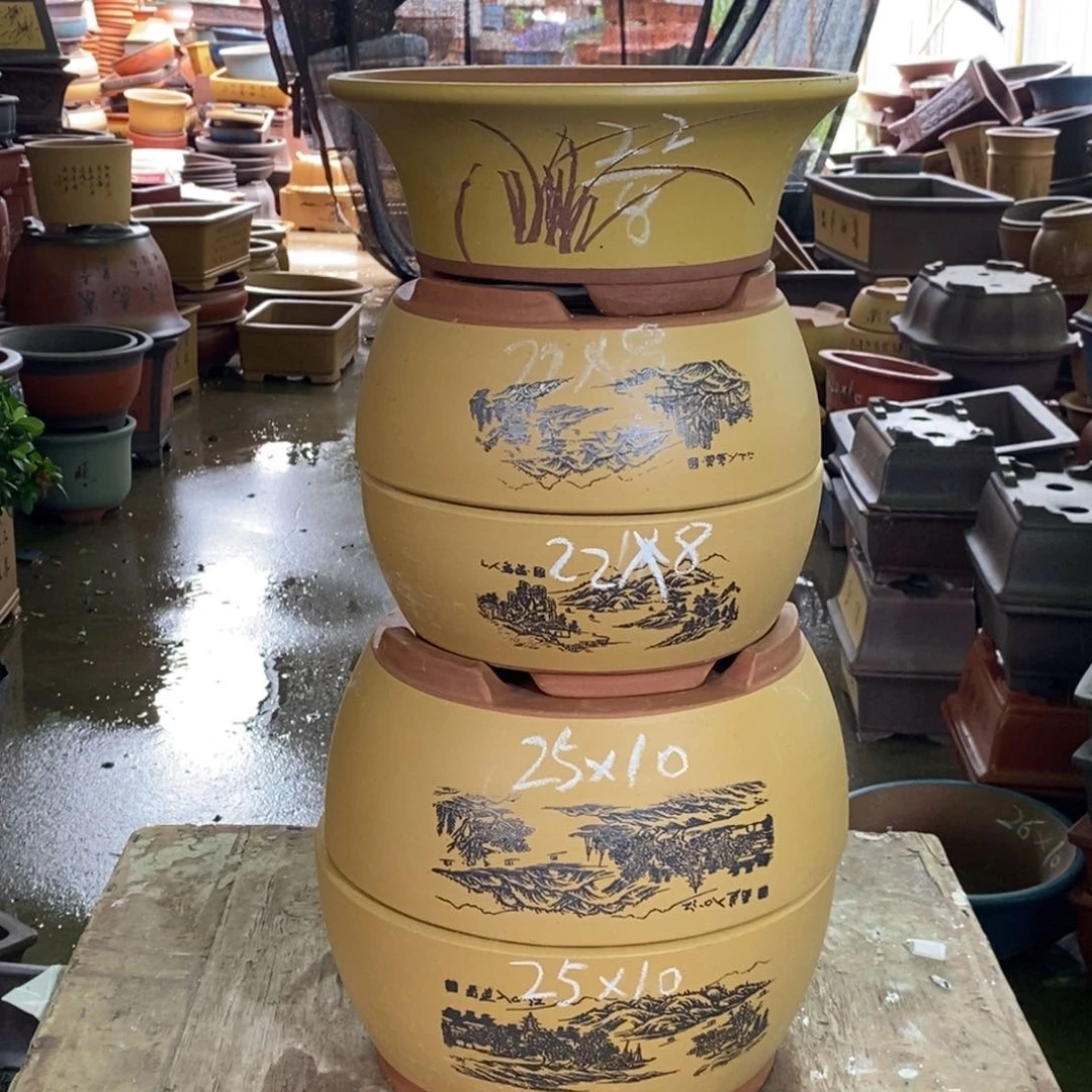 紫砂花盆紫砂紫砂