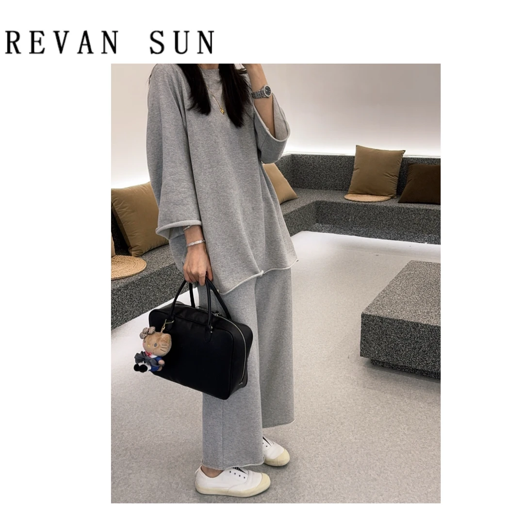 ［REVAN SUN］-大骨架穿搭美芯 亚麻套装3429