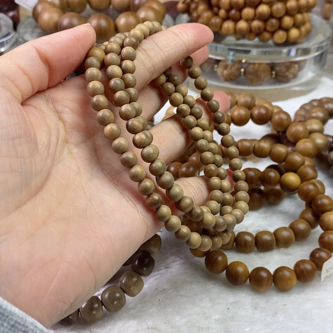 檀香木手串/手链平****意奶香正区0.6/108的2条