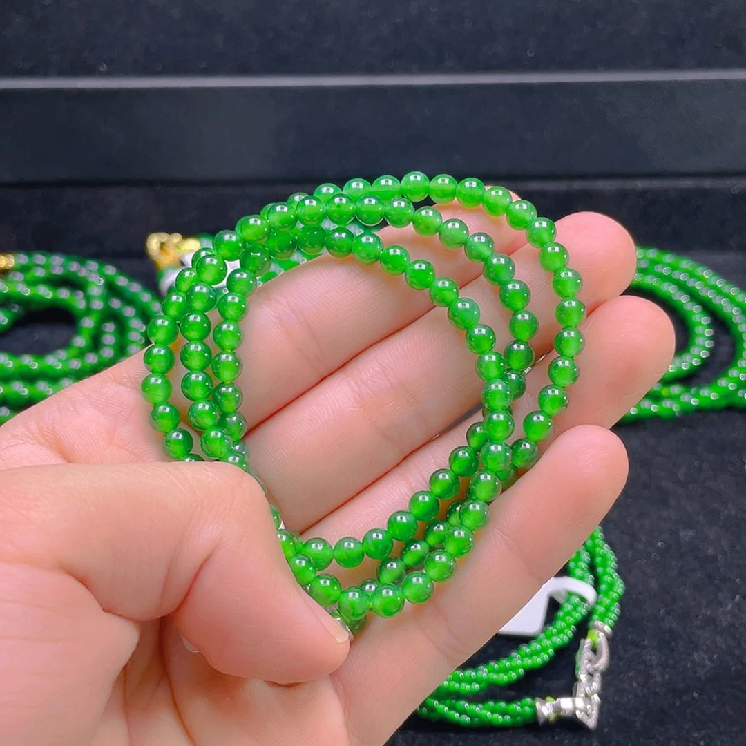 翡翠未镶嵌颈饰