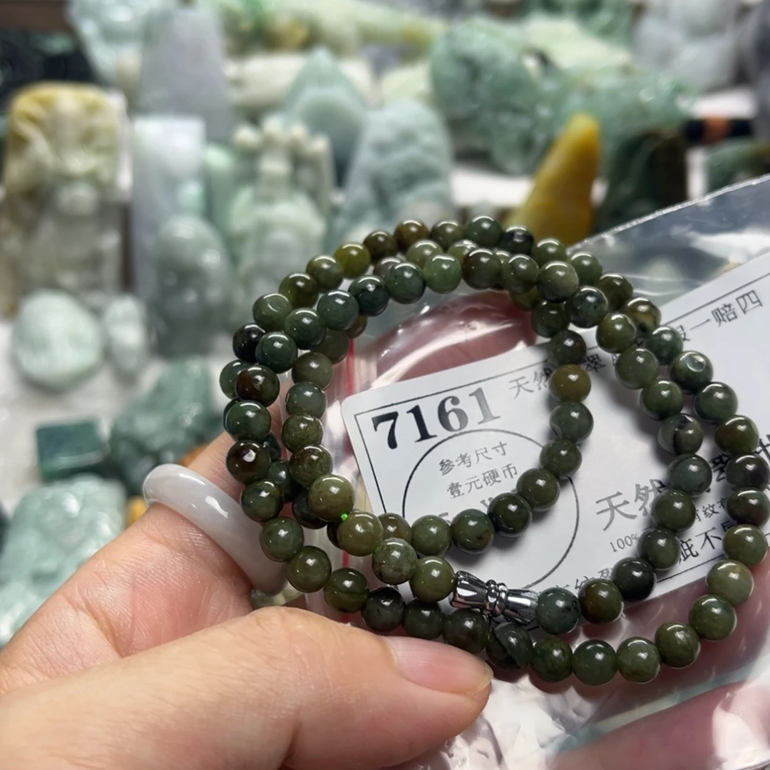 翡翠未镶嵌颈饰7161
