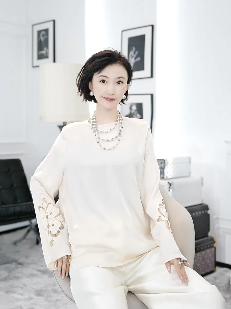 Betty Bairn【春满乾坤】新中式国风圆领上衣24B-BW7513