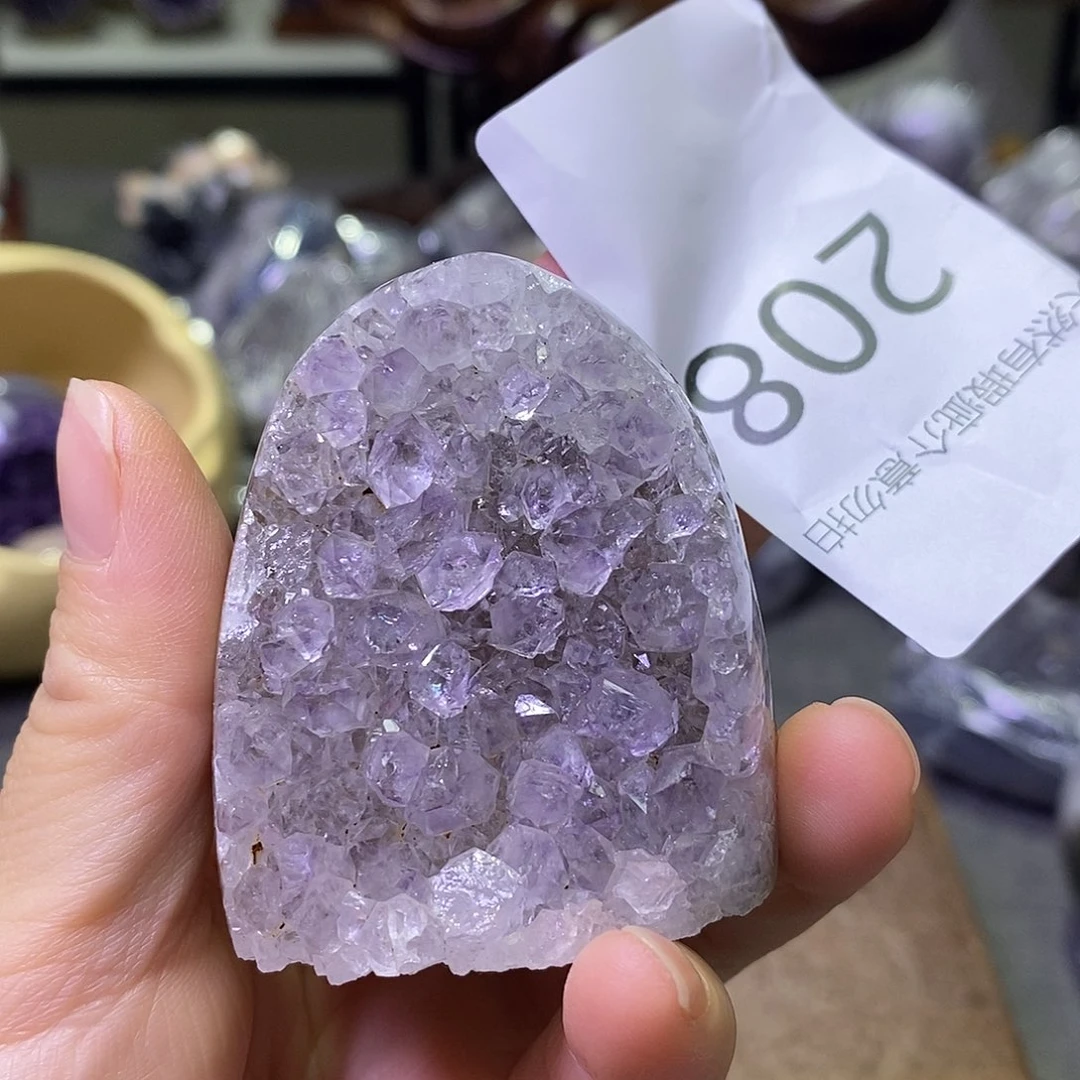 紫晶珠宝半成品未镶嵌