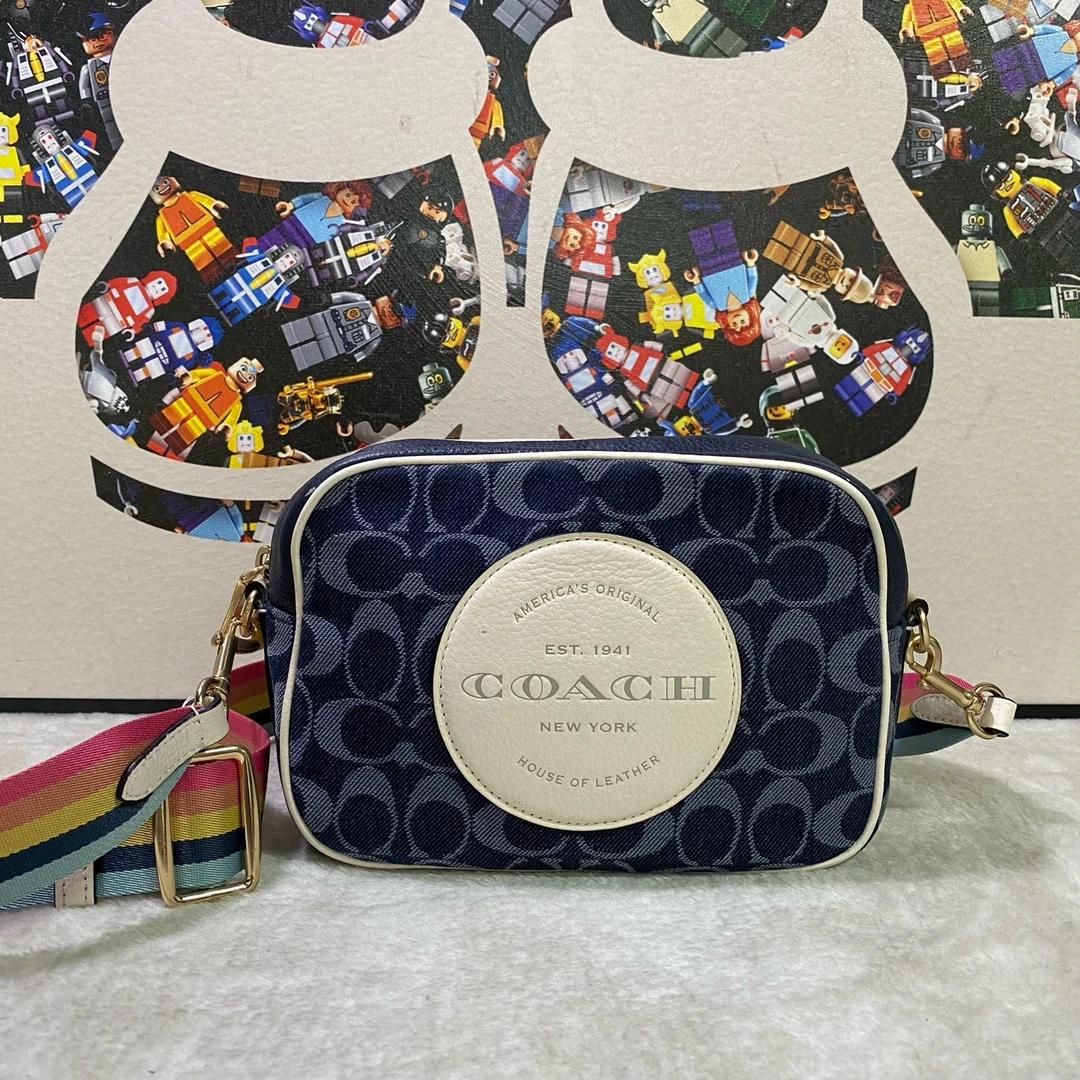95新 COACH/蔻驰 21318斜挎包21×15