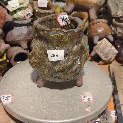 粗陶花盆制作就这样了，