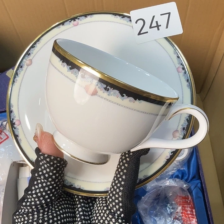 柒喜美瓷 拒绝售假五杯五碟带原盒