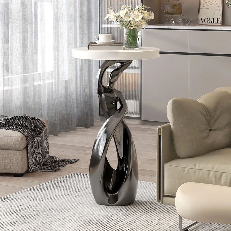 北欧抽象艺术托盘摆件家居饰品轻奢样板房客厅茶几沙发旁边几乔迁