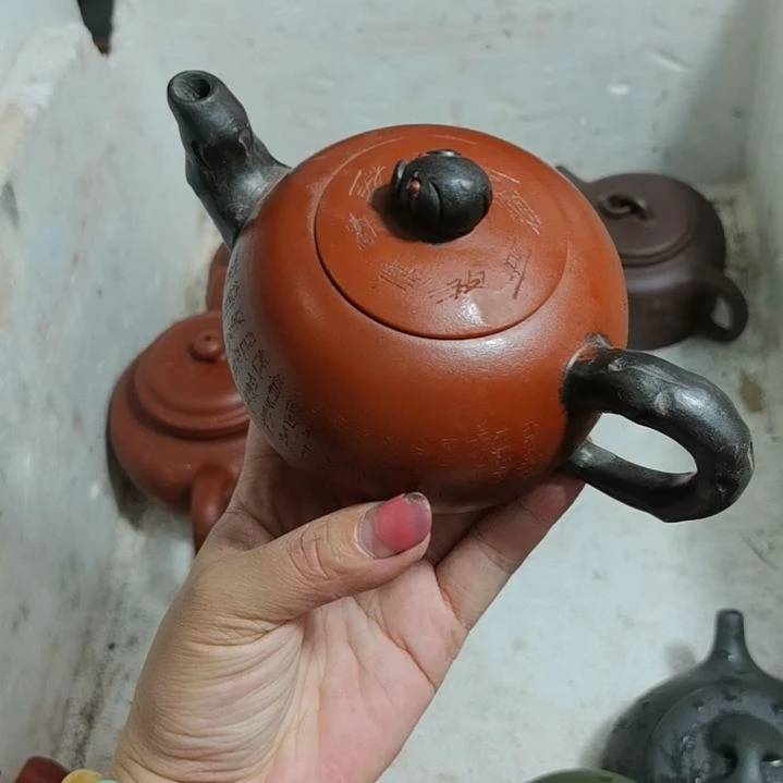 茶壶紫砂宜兴紫砂全手工制作工艺茶壶