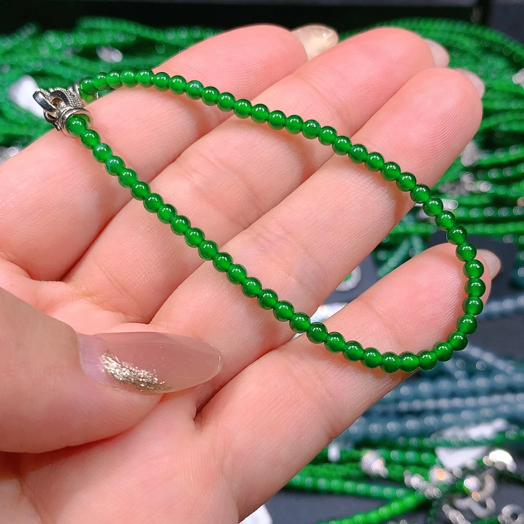 翡翠手链未镶嵌天然