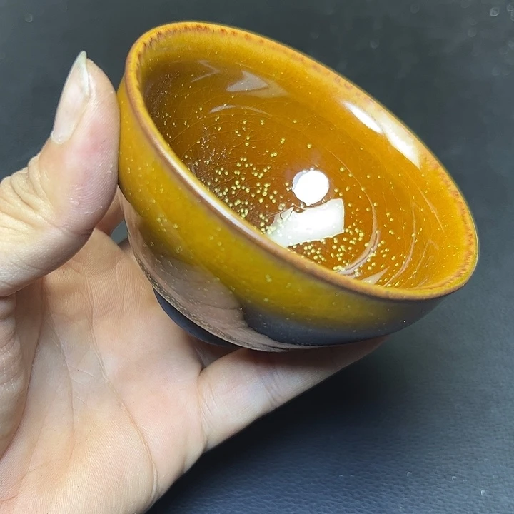 茶盏建盏花月夜9.3口径