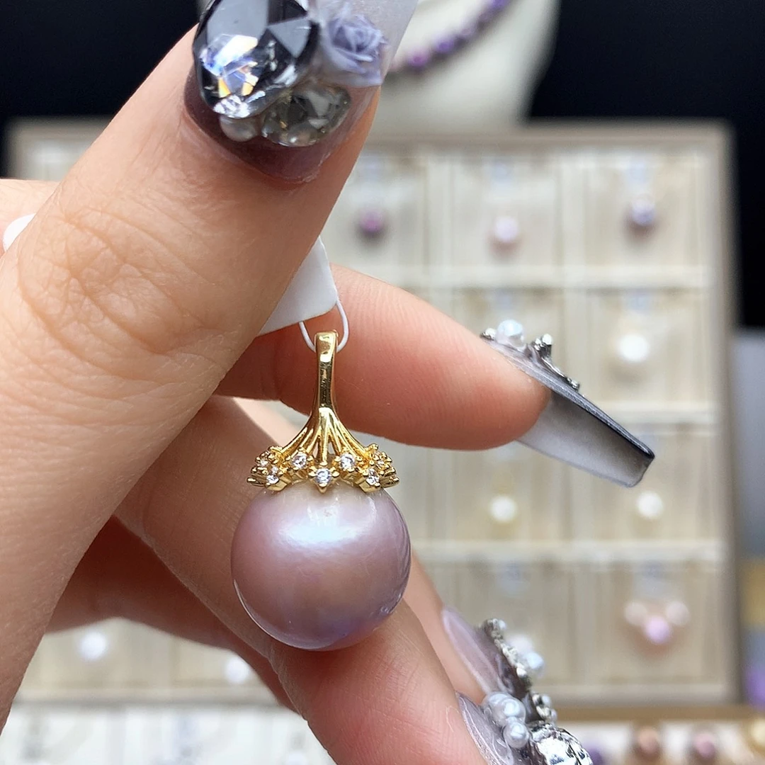 颈饰合金淡水珍珠