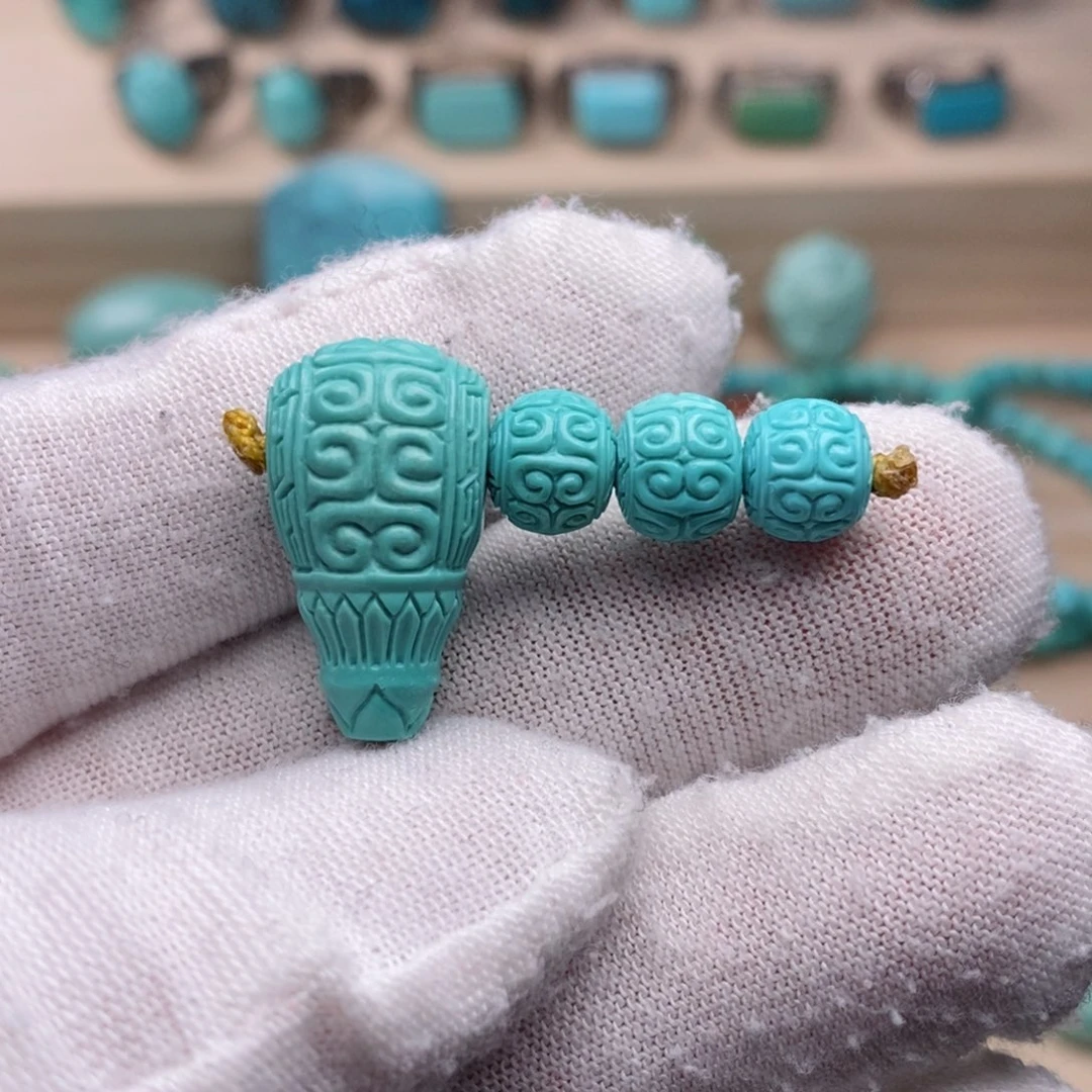 绿松石挂件未镶嵌