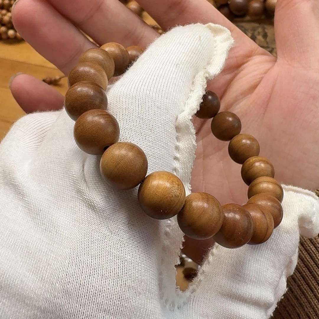檀香木手串/手链貢奉料1.0黑肉