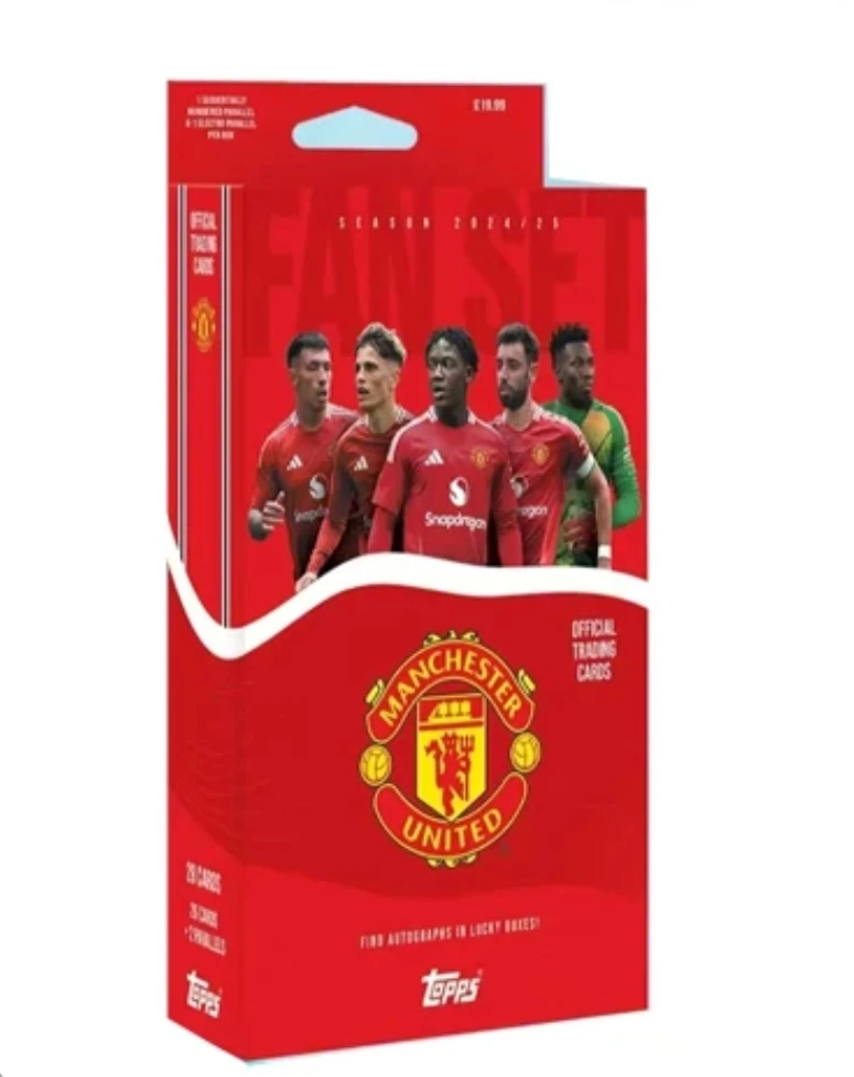 【拆盒】24-25 Topps 曼联  Fan Set 队盒 球星卡（下单默认代拆）