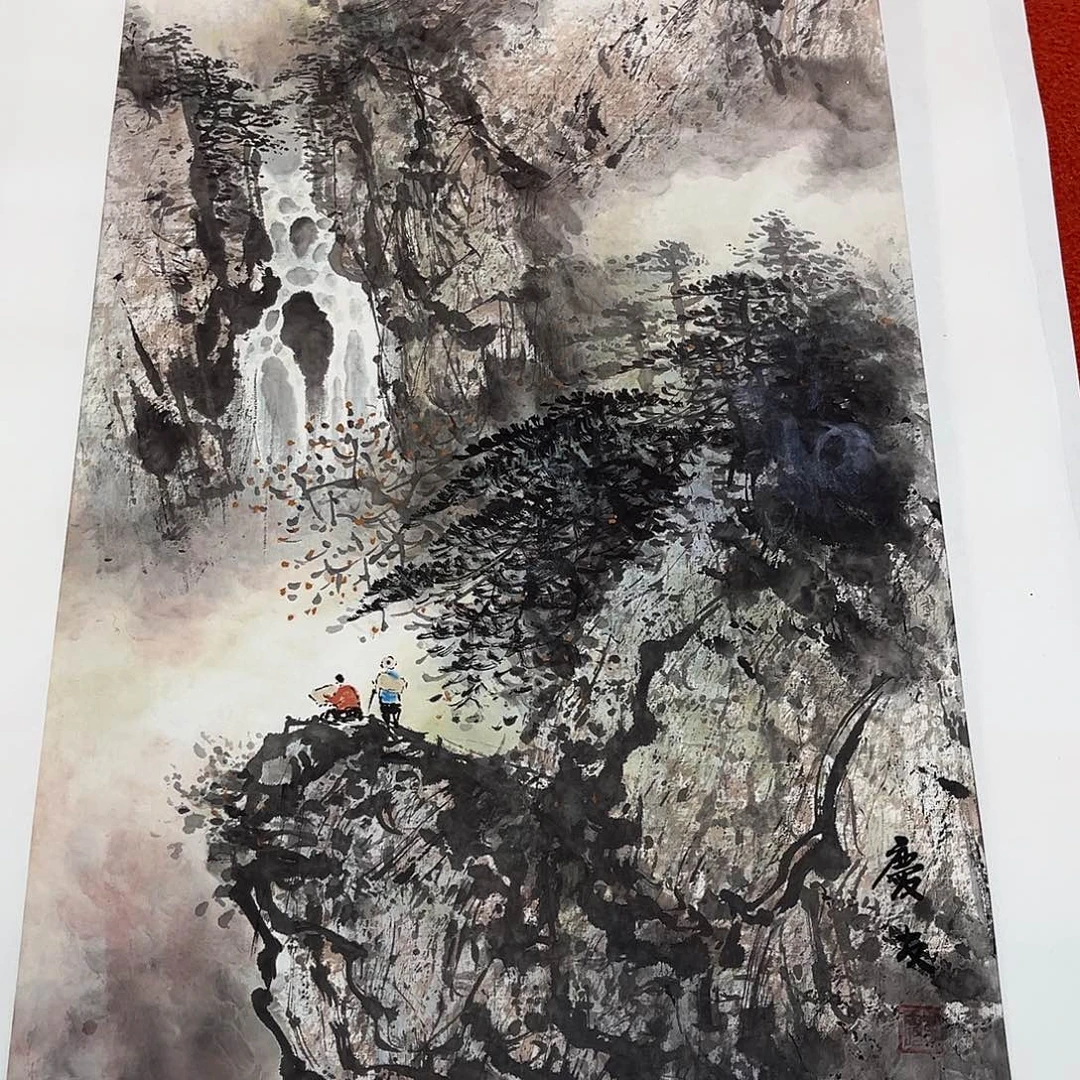 国画手绘国画作品