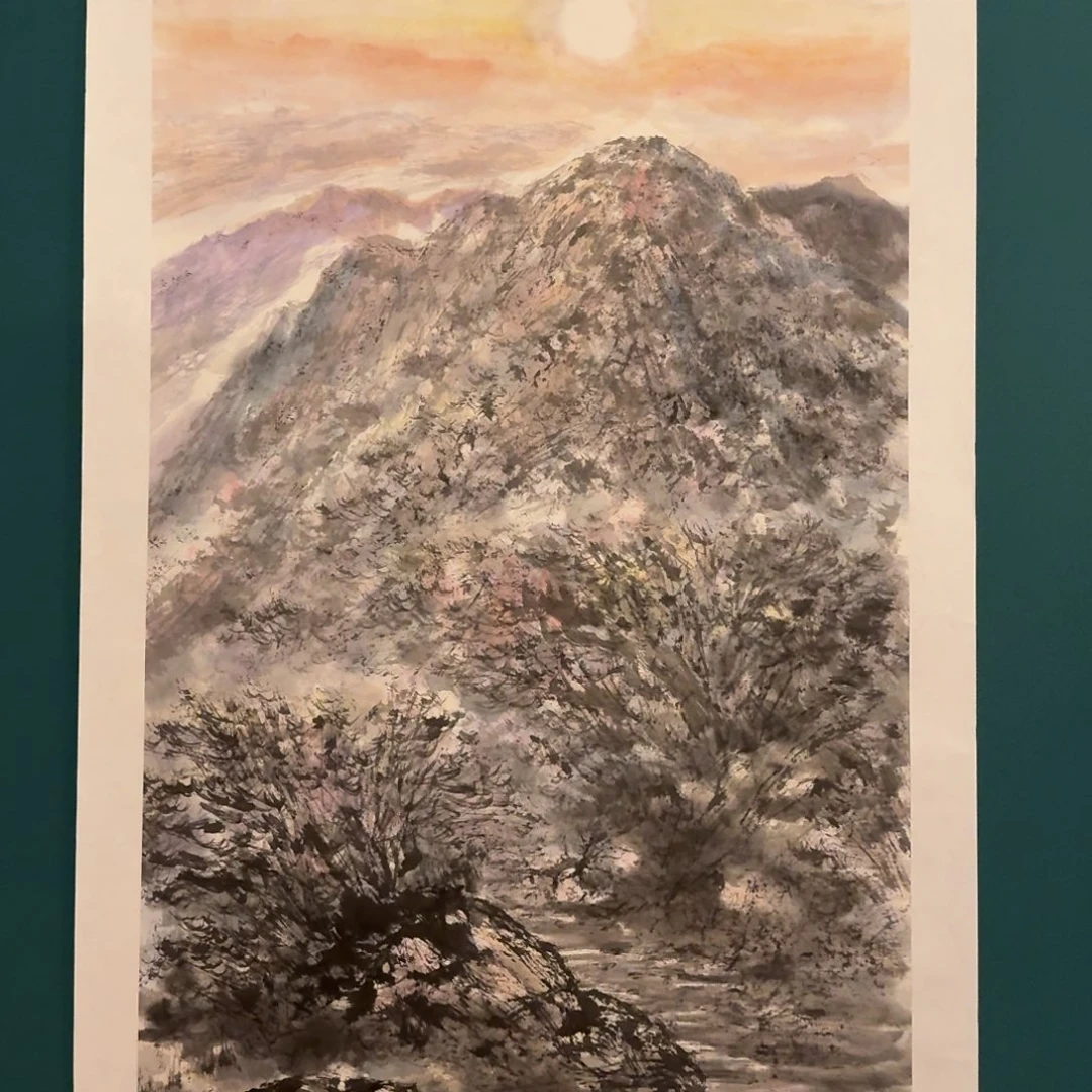 国画王老师画作画作
