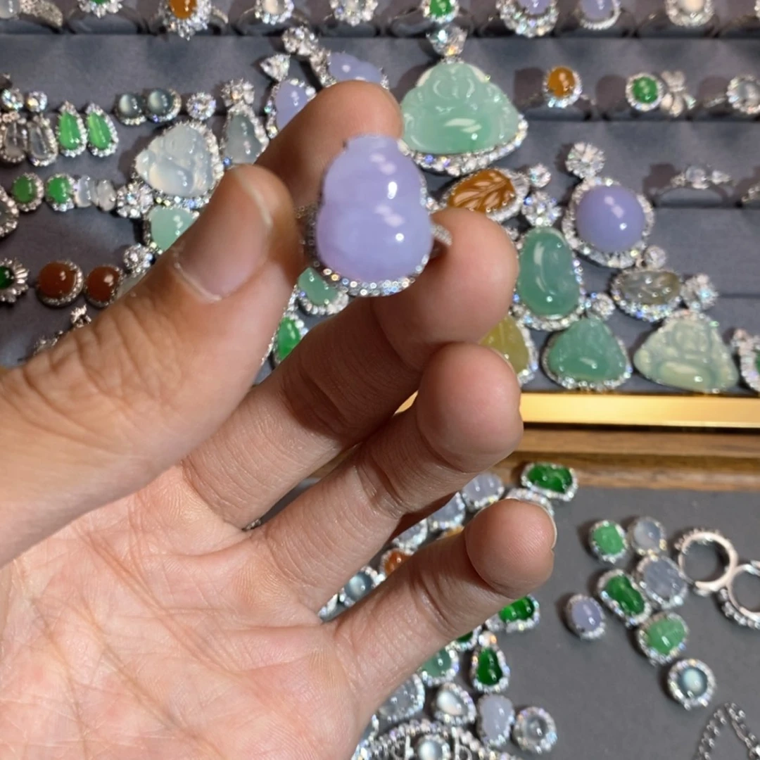 【闪购商品】翡翠颈饰未镶嵌泽****财翡翠