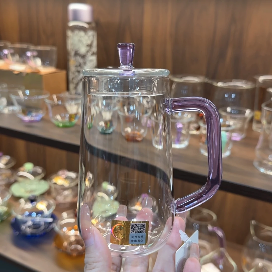 禾器青霓杯浅紫色。。。