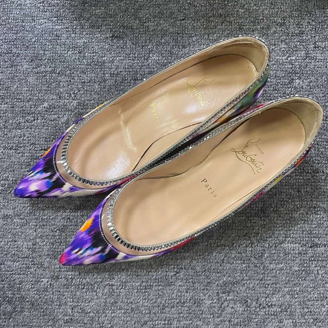 95新 Christian Louboutin/克里斯提·鲁布托 高跟鞋  37码/12486