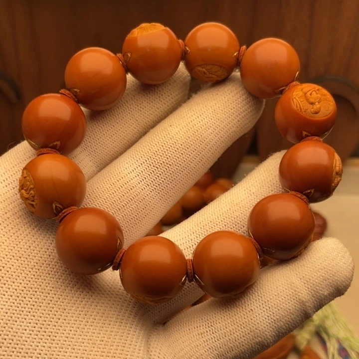 橄榄核手串/手链1.9美女风景