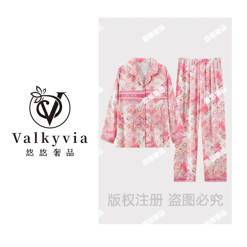 【Valkyvia/悠悠奢品】女士睡衣-繁花25