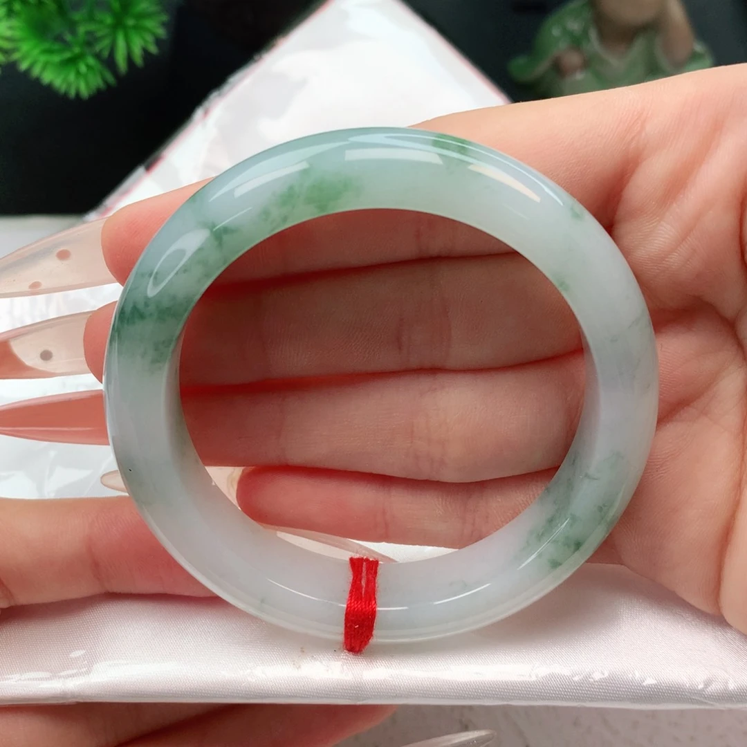 未镶嵌手镯翡翠正圈53