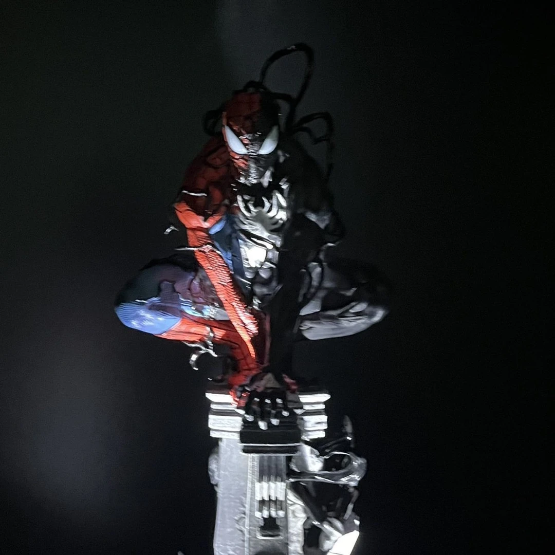 蜘蛛侠毒液共生体漫威GK手办模型周边雕像摆件礼物发完龙之国度