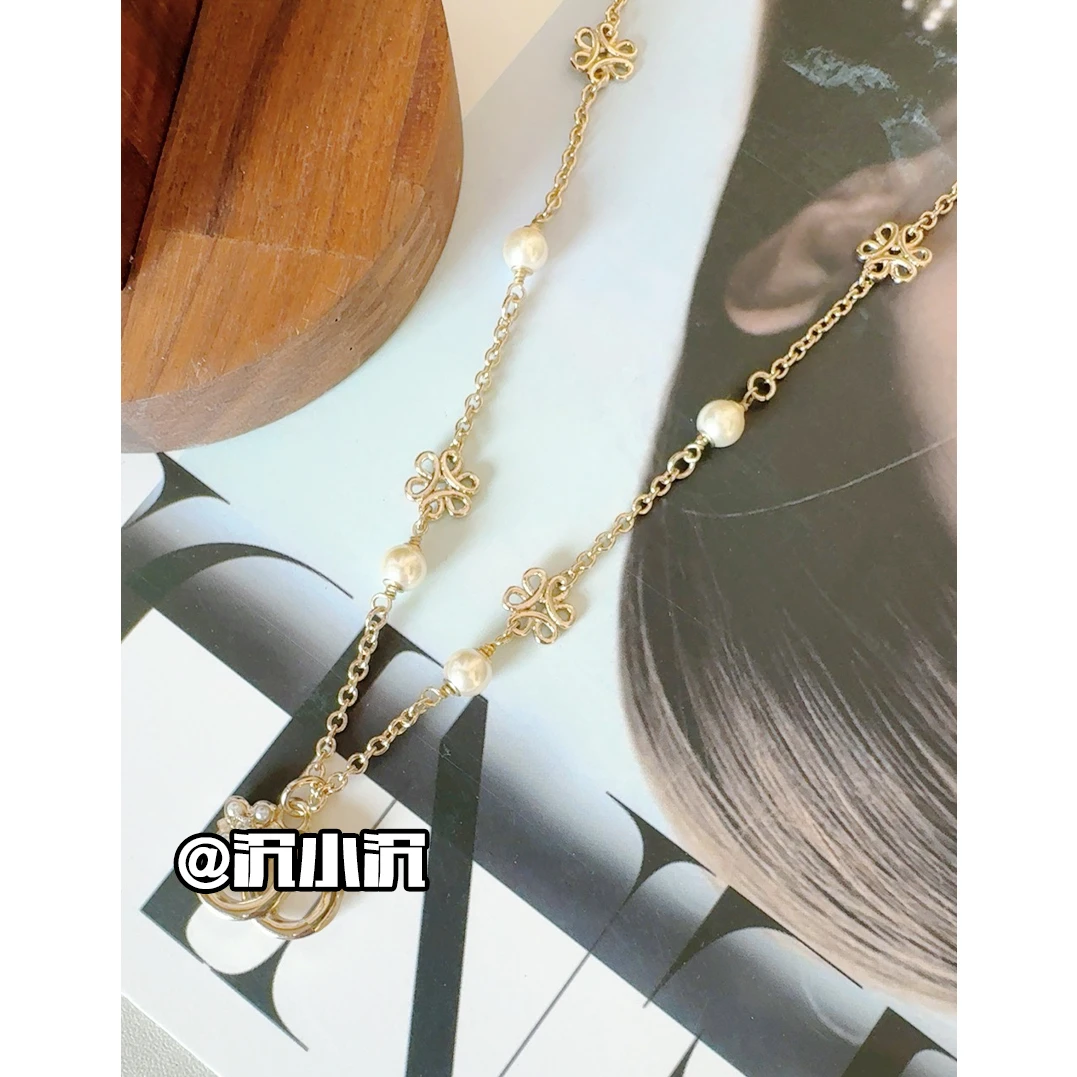 铜合金项链 【侧花小C】高版本小香风轻奢高级气质百搭项链C82