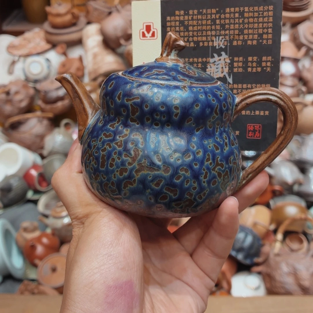 柴烧老岩泥高温茶器皿