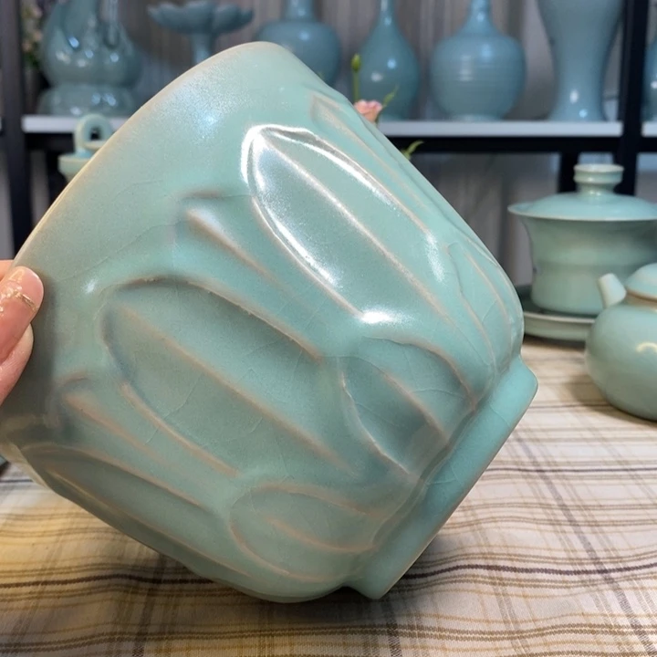 原产地汝瓷莲花一一