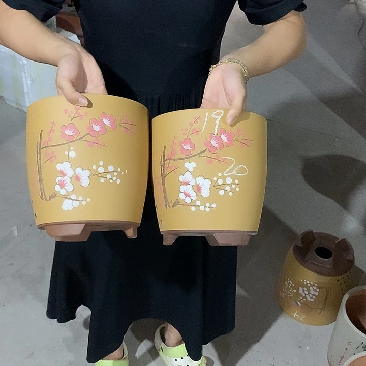 紫砂花盆紫砂花盆
