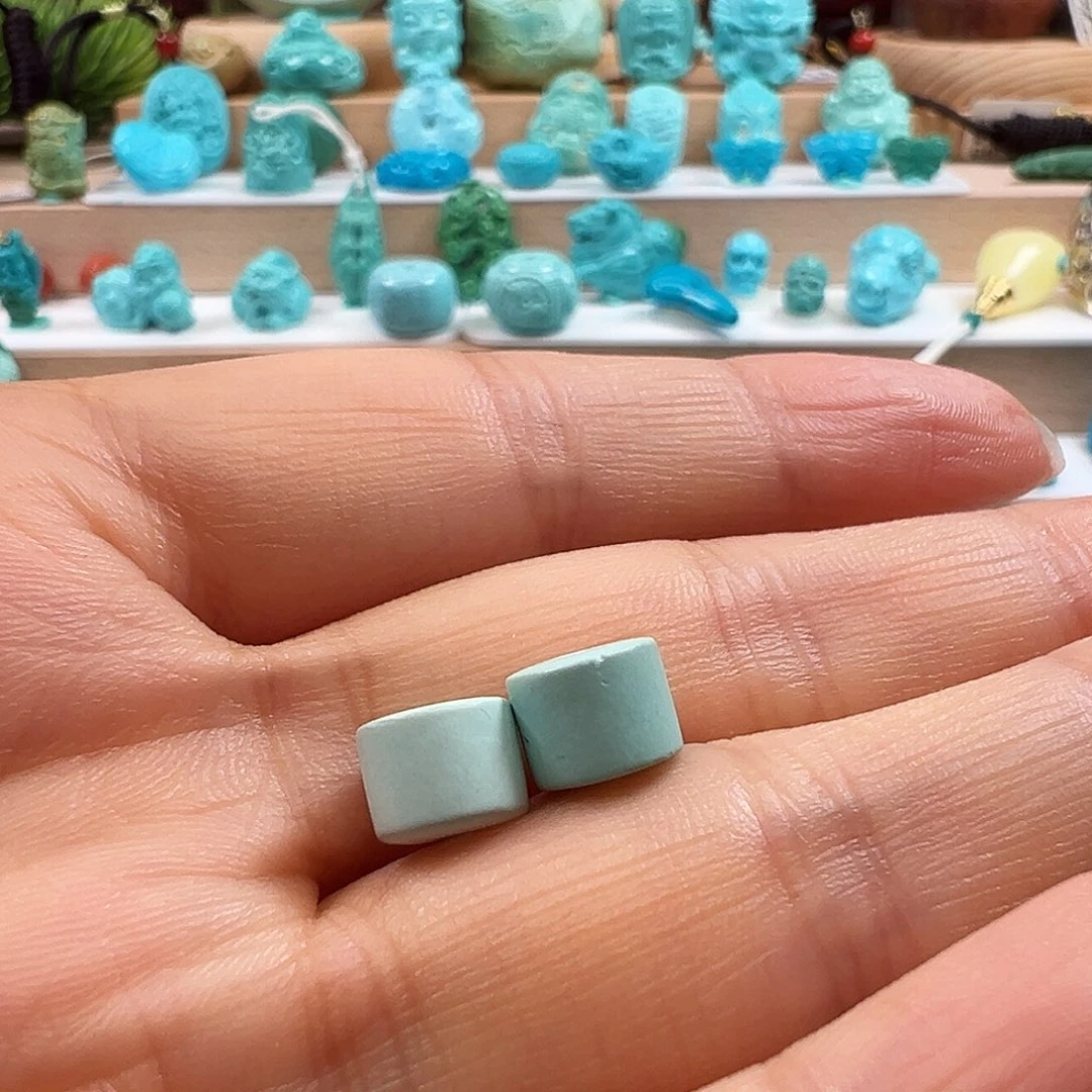 躺***哥未镶嵌绿松石项链