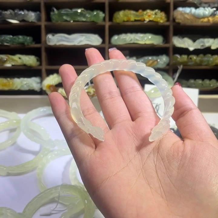 蛇纹石玉合金手镯