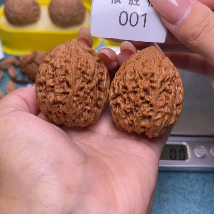把件文玩核桃大蒜头36.001