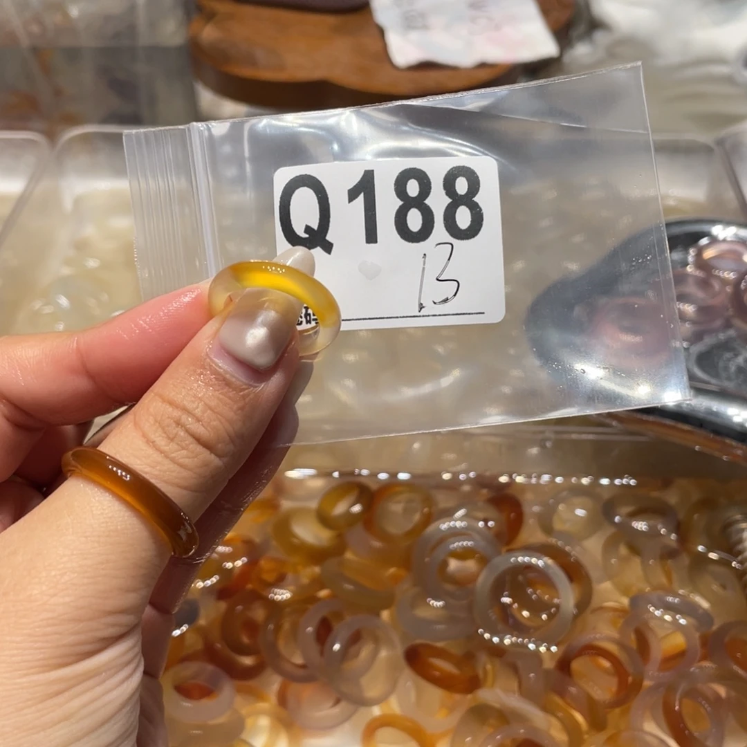 玛瑙/玉髓未镶嵌戒指188