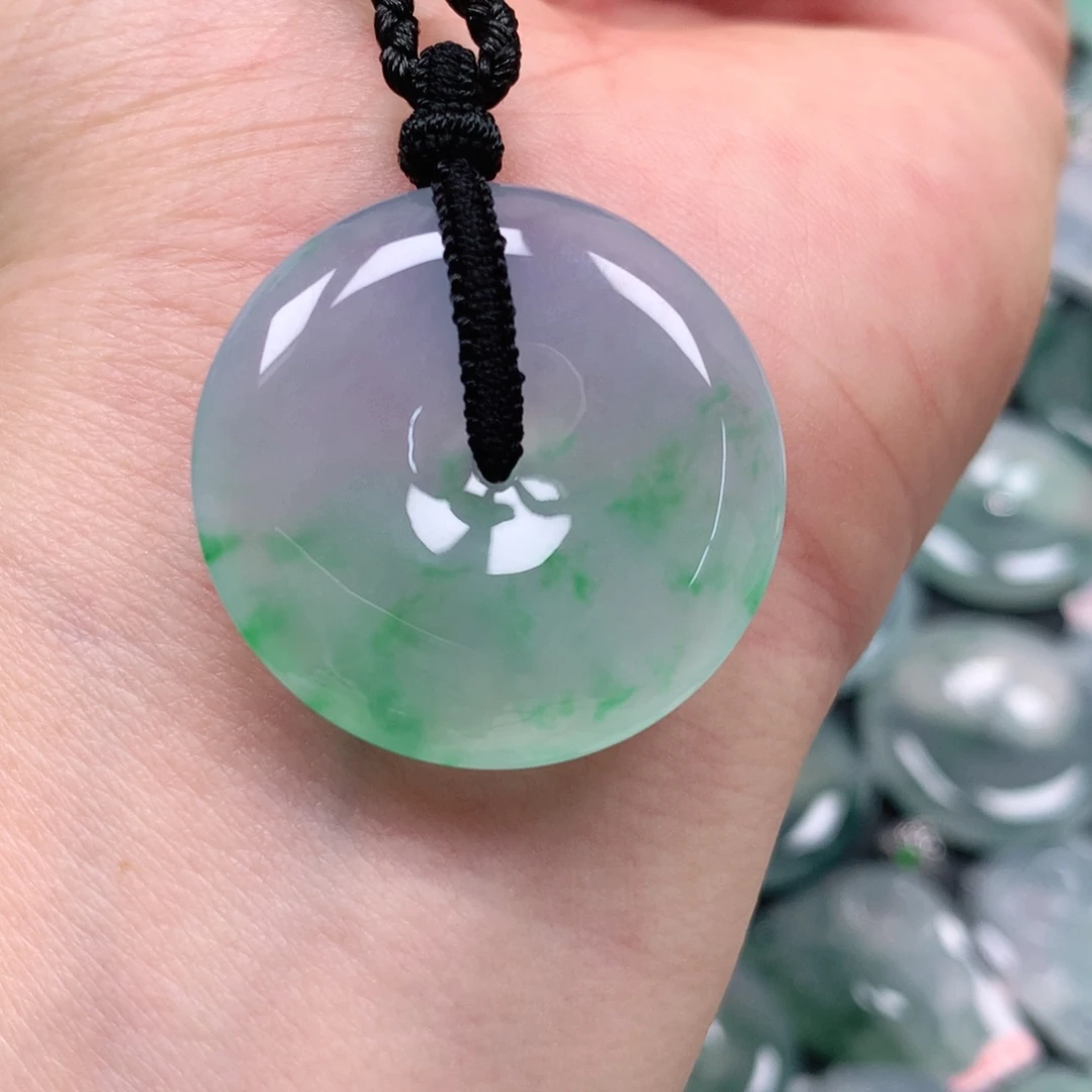 颈饰未镶嵌翡翠天然翡翠