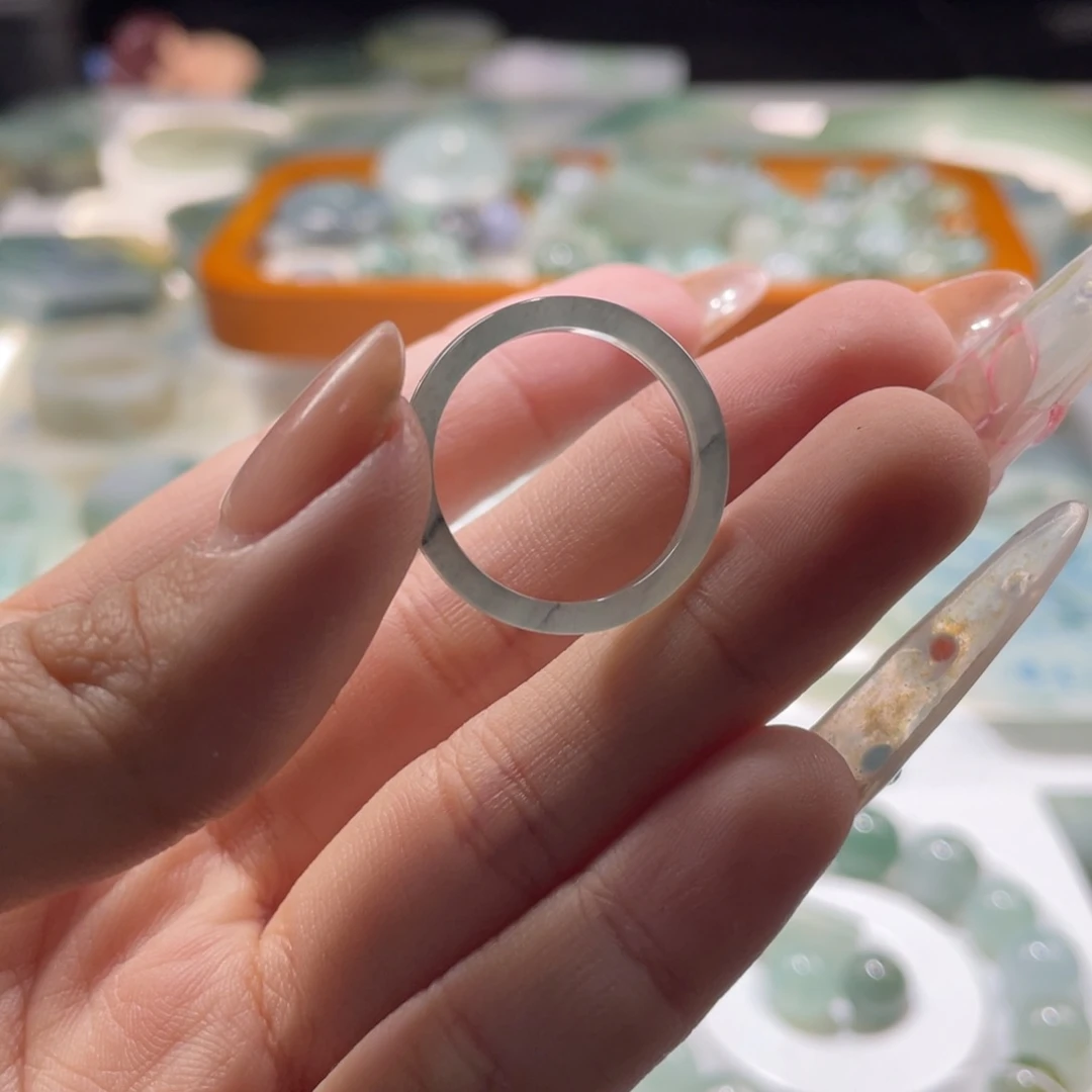 定制翡翠未镶嵌妹*戒圈